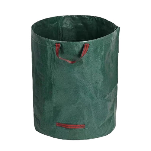 Foldable Leaf Grass Container Large Capacity 200L Waterproof PP Woven Bag Reusable Trash Storage For Lawn Yard Pool