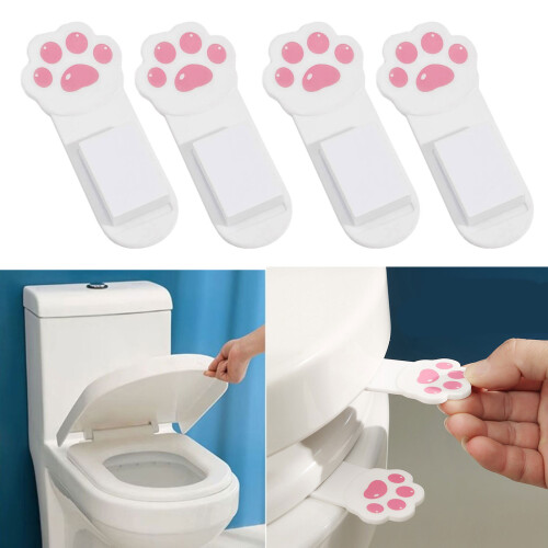 Ensemble de 4 élévateurs hygiéniques pour salle de bain,-Café 2