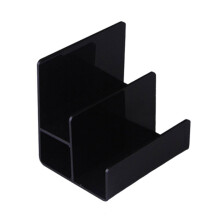 Stockage Durable vigoureux d'étagère multicouche-Double Noir