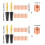 Professional Grade Welding Nozzle Kit 24Pcs Copper Rubber-A 3
