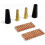 Professional Grade Welding Nozzle Kit 24Pcs Copper Rubber-A 6