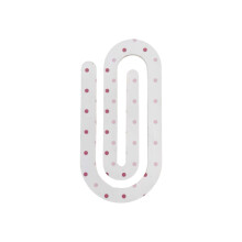 10Pcs Large Acrylic Paperclip Decorative Bookmarks Clamp Book-3