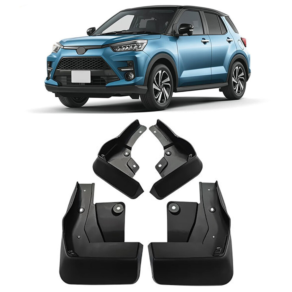 Gr Mud Flaps Front And Rear Splashproof Waterproof Mud Guards For Toyota Raize 2020 2021 9323874251011