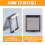 Couvercle de Protection de commutateur robuste,-Transparent 7