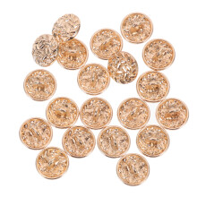 100Stk Metallknöpfe Gold Rose Vintage Knöpfe DIY Kleidung