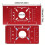 Accuracy Engineered Woodworking Lift Plate With-M8 red veneer 4