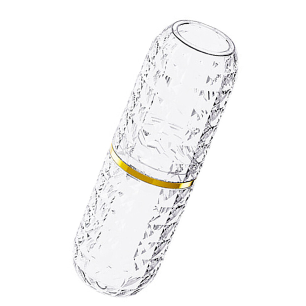 Portable Travel Toothbrush Cup Cartoon Bear Set-transparent