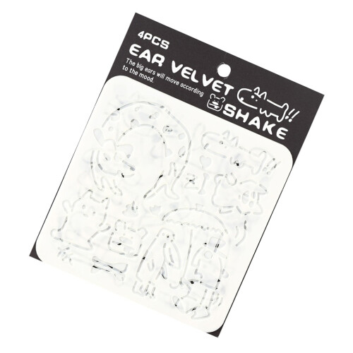 Reusable PET Stencil For Handmade Posters-Ear velvet shake