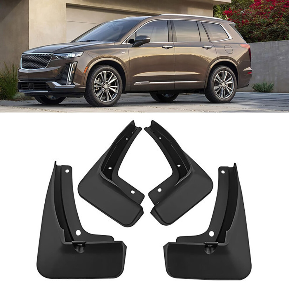 Car Mud Flaps Front And Rear Splashproof Waterproof Mud Guards For Cadillac Xt6 2019 2020 2021 2022 2023 9067246107031