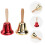 8 Pcs Metal Rattle Hand Call Bell With Handle 11
