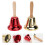 8 Pcs Metal Rattle Hand Call Bell With Handle 9