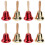 8 Pcs Metal Rattle Hand Call Bell With Handle 5