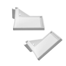 Étagère d'angle de tente de culture, 2 pièces, pour poteaux,