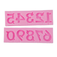 2Stk Zahl Cake Decorating Fondant Silikonform