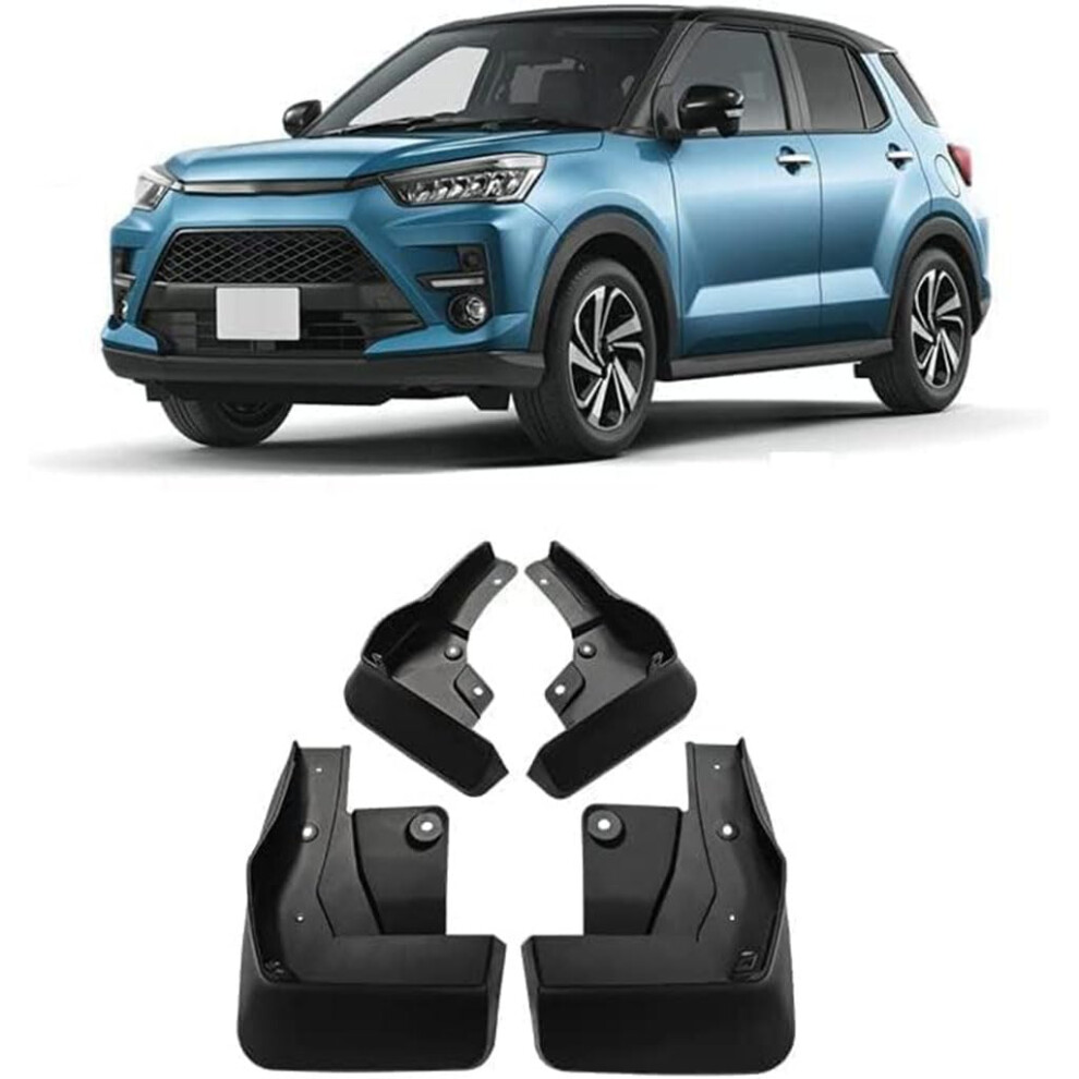 Car Rubber Mud Flaps Front And Rear Splash Guards Fender Accessories For Toyota Raize Rocky 20202023 9105992525959