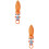 2Pcs Baby Long Tail Animal Plush 7