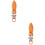 2Pcs Baby Long Tail Animal Plush 6