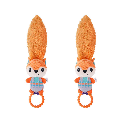 2Pcs Baby Long Tail Animal Plush 1