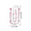 10Pcs Large Acrylic Paperclip Decorative Bookmarks Clamp Book-4 5