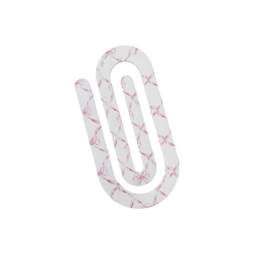 10Pcs Large Acrylic Paperclip Bookmarks Document Clamp For-5