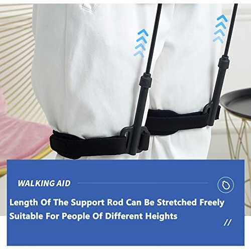 Adjustable Leg Lifter For Physical Therapy With Waist Belt, Bionic Design, Adjustable Length, Energy Efficient Support 2