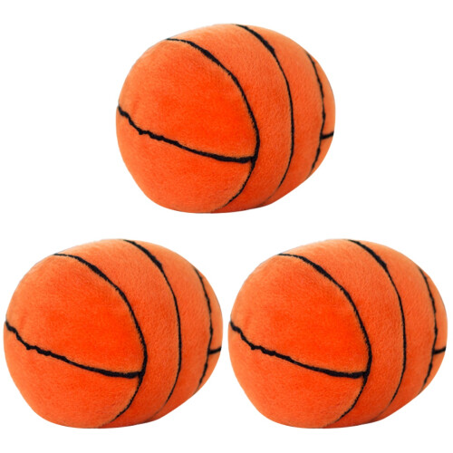 3 . Plüsch Sprachgesteuerter Handstab Spielzeug Basketballsform Orange 1