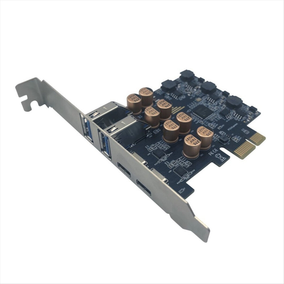 Pcie To Usb 3.2 Gen1 5Gbps Expansion Card Pci-E X1 4853386039241