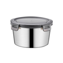 Boîte à repas en acier inoxydable anti-fuite, vaisselle-1000ML