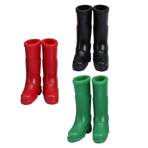 6 Paar Simulation Boot Modelle Deko Einfache Mini Stiefel Zubehör 2