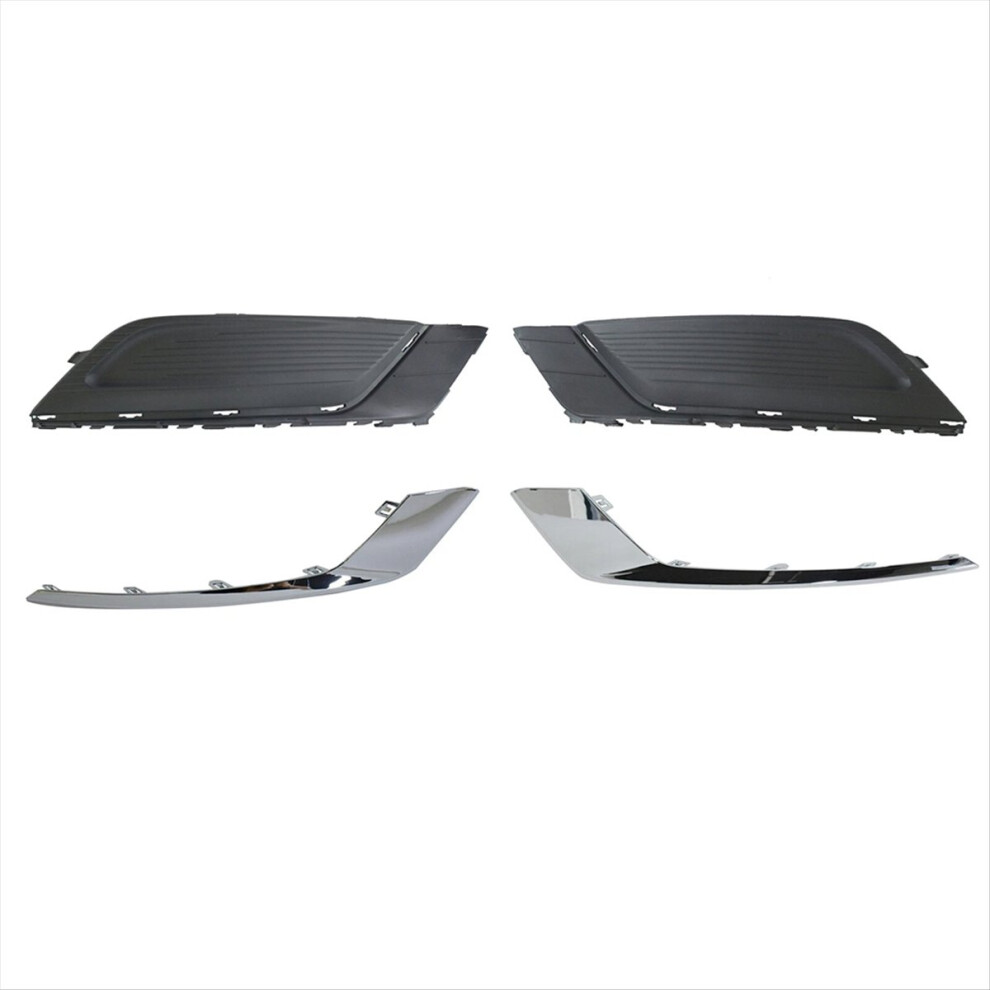 Fog Lamp Cover Bezel & Chrome Trim Left Righ Light 4853386039425