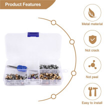 40Pcs Air Conditioning A/C Valve Core R12 R134A Valve Stem Cores Remover Tool for Car, Auto Air Conditioning Tool