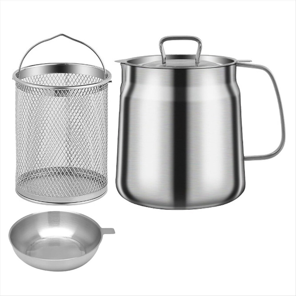1.5L 304 Stainless Steel Versatile Oil Filter Tank 4852983241859