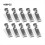 100 Pcs Umbrella Marbles Snaps Corner Buttons Hook 5
