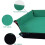 4 Pieces Dice Tray Hexagon Rolling Holder Folding 4