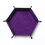 4 Pieces Dice Tray Hexagon Rolling Holder Folding 9