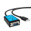 USB 2.0 to DP9 RS232 Com Port Serial Cable Conver 6