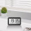 Minimalists Table top Clock for Efficient Time Keep in-Black 7
