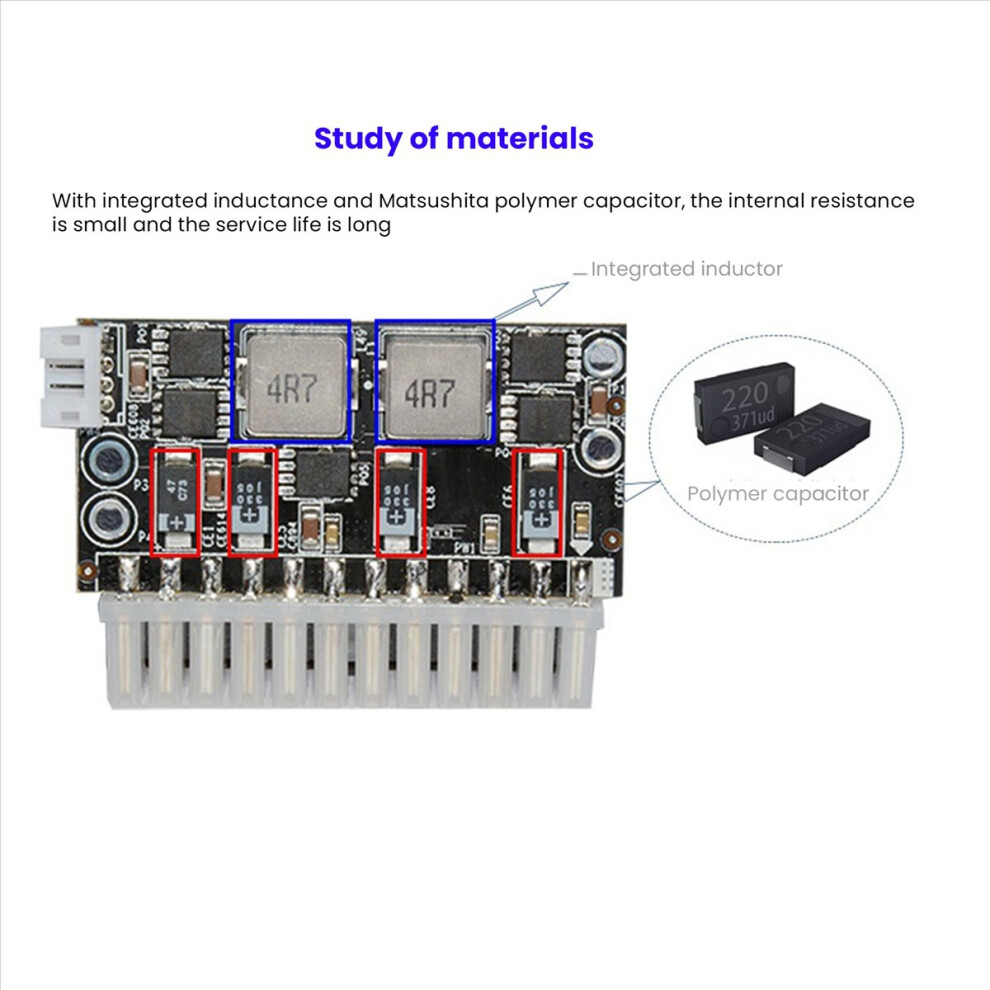 300W 12V Dc5.5x2.5mm Input 24Pin Mini Itx Dc Atx Pc Power Supply 4852718949647