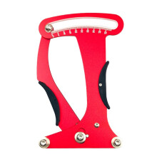 Fahrrad-Speichen-Spannungsmesser Manuelles Mess-Tensiometer Fahrrad-Rad-PrüFer-Kalibrierungs-Reparatur-Werkzeug, Rot