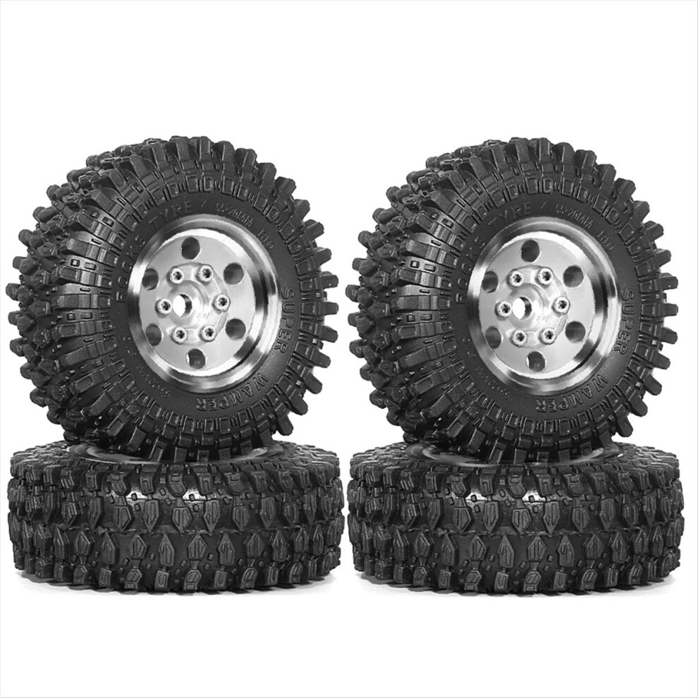 4Pcs 55Mm 1.0Inch Metal Beadlock Wheel Tire For 1/ 4852983269709