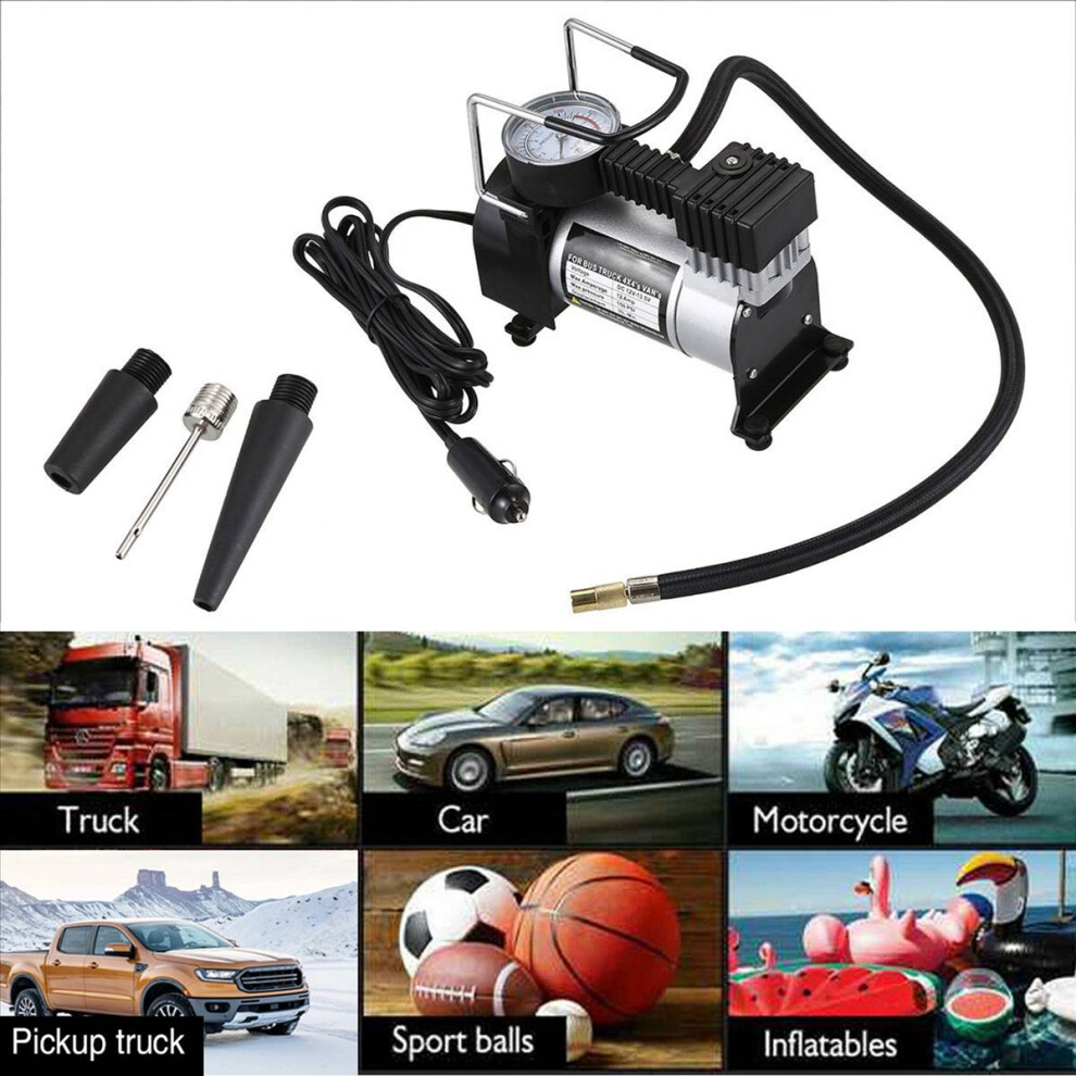 Heavy Duty 12V Car Air Compressor 100Psi Portable 4853703028903
