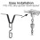Sturdy Materials Rain Chain Adapter Handy V Shape Hook Hanger 5