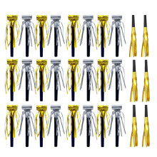 30-teiliges elegantes Gold-Silber-Party-Squawkers-Zubehör, das