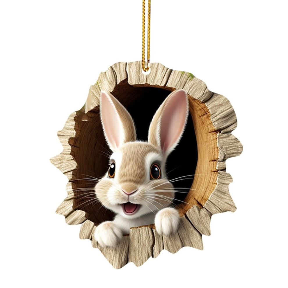 Handmade Easters Rabbit Hanging Ornament Home Hanging-Style C-image-OPC-PNCDQNP-NEW