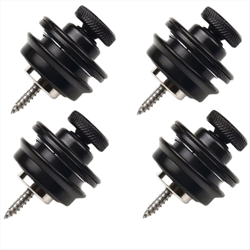 4Pcs Electric Guitar Straplock Zinc Alloy Safety Straplocks,C 4852718994302