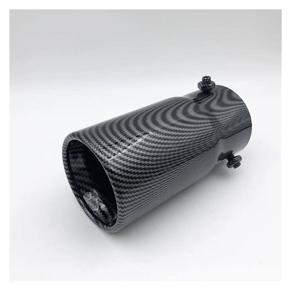 Stainless Steel Chrome Tail Muffler Exhaust Tip Exterior Accessories Universal 70Mm Car Exhaust Round Tip 9323874251271