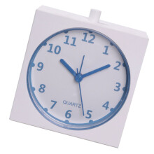 Battery Operated Square Desk Clock Quiet Movement-Sky Blue