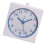 Battery Operated Square Desk Clock Quiet Movement-Sky Blue 1