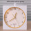 Battery Operated Square Desk Clock Quiet Movement-Sky Blue 6