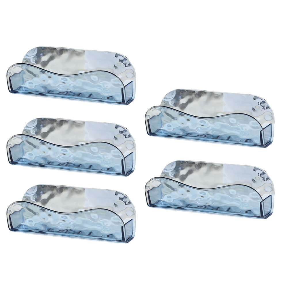 Protective Wall Display Stand for Eyeglasses-Transparent Blue